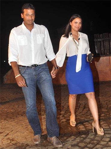 Mahesh Bhupathi and Lara Dutta