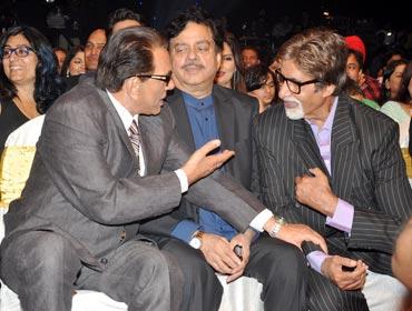 Dharmendra, Shatrughan Sinha and Amitabh Bachchan