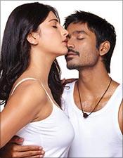 Shruti Haasan and Dhanush