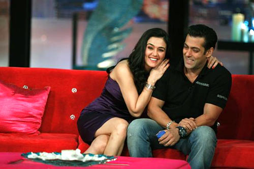 Preity Zinta and Salman Khan