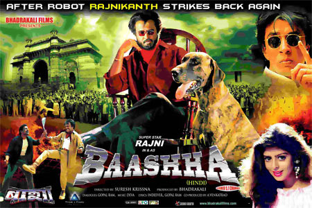 Movie poster of Baashha
