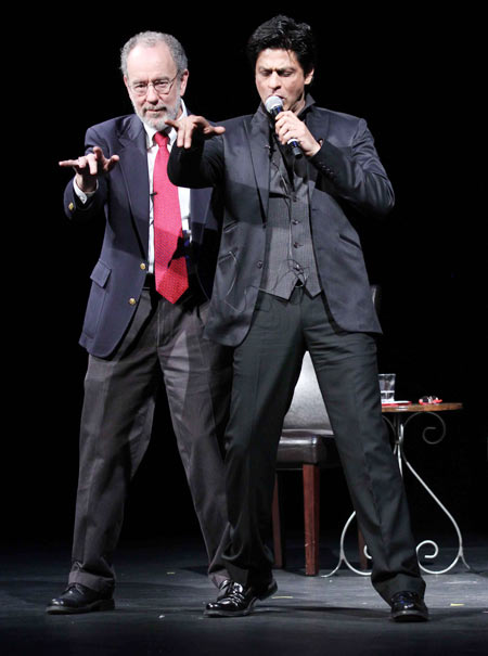 Jeffrey Brenzel and Shah Rukh Khan
