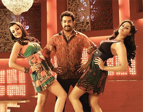 Trisha, NTR Jr and Karthika Nair