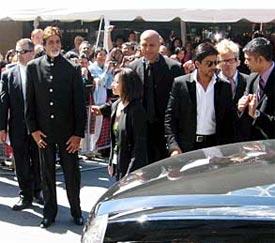 Amitabh Bachchan and Shah Rukh Khan at TIFF in 2006