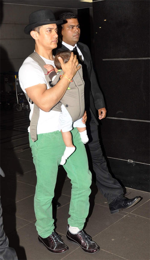 Aamir Khan with son Azad Rao Khan