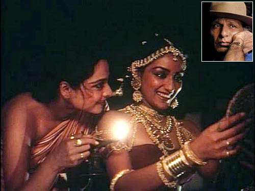 Rekha and Anuradha Patel in Utsav. Inset: Ashok Mehta