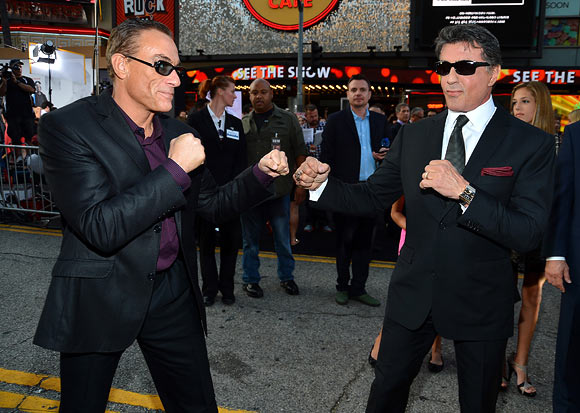 Jean Claude Van Damme and Sylvester Stallone