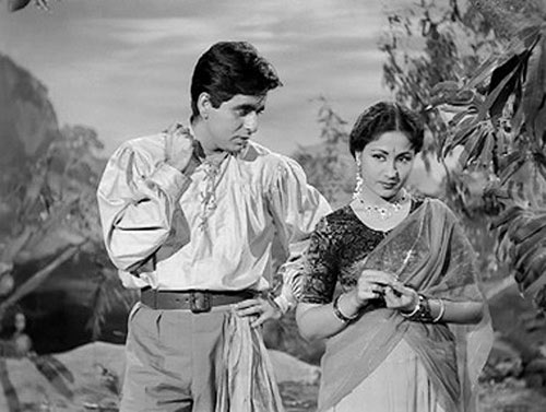 Dilip Kumar and Meena Kumari in Azaad