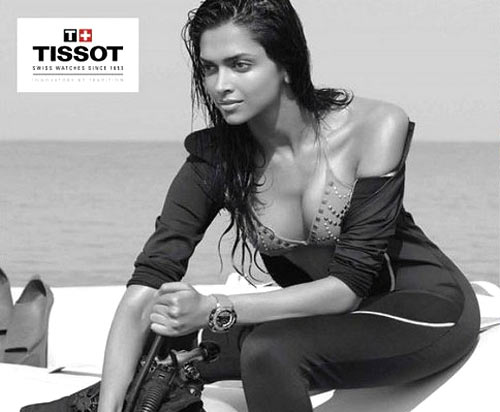 Deepika Padukone in a Tissot ad