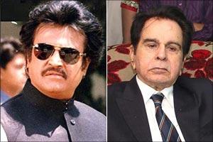 Rajinikanth and Dilip Kumar