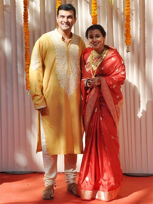 Siddharth Roy Kapur and Vidya Balan