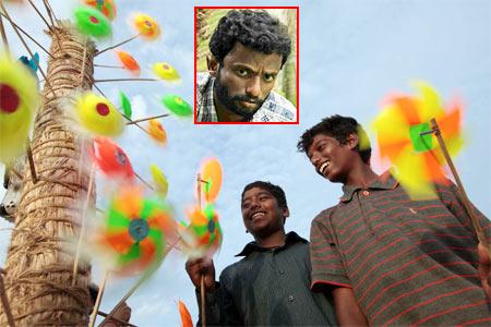 A scene from Marina. Inset: Pandiraj