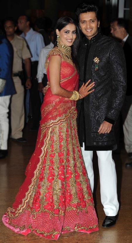 Genelia D'Souza and Riteish Deshmukh