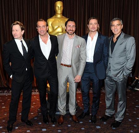 Gary Oldman, Jean Dujardin, Demian Bichir, Brad Pitt and George Clooney