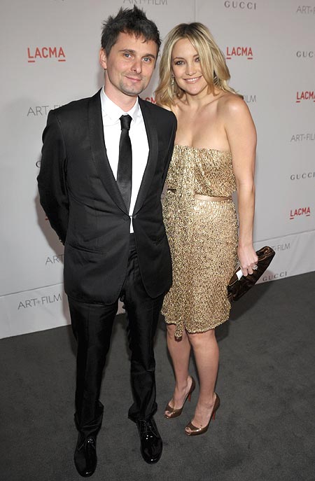 Matthew Bellamy and Kate Hudson