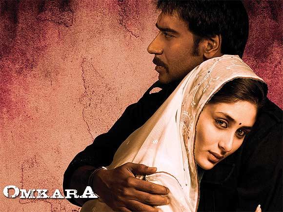 Ajay Devgn and Kareena Kapoor in Omkara