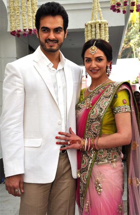 Bharat Takhtani and Esha Deol