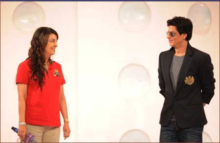 Juhi Chawla and Shah Rukh Khan