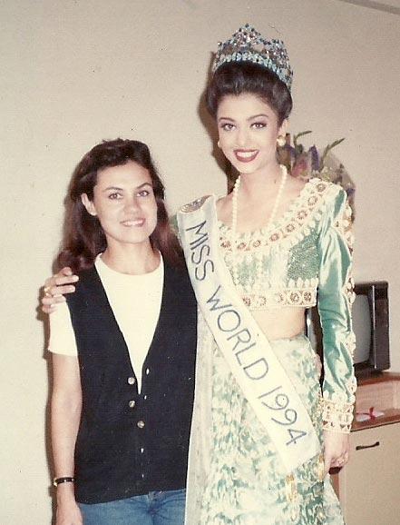 Marvie Ann Beck and Aishwarya Rai Bachchan