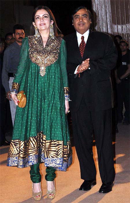 Mukesh and Nita Ambani