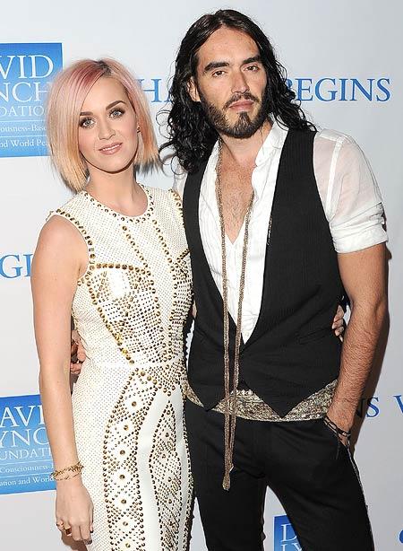 Russell Brand and Katy Perry