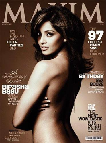 Bipasha Basu on Maxim cover