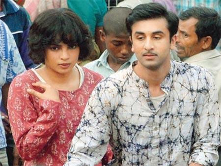 Priyanka Chopra and Ranbir Kapoor in Barfee