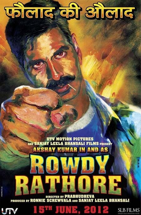 Movie poster of Rowdy Rathore