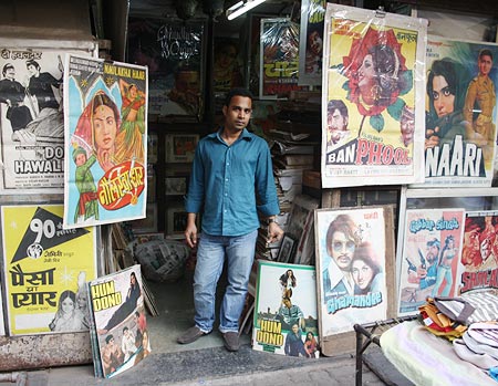 Haji Abu at his shop Poster Stuff