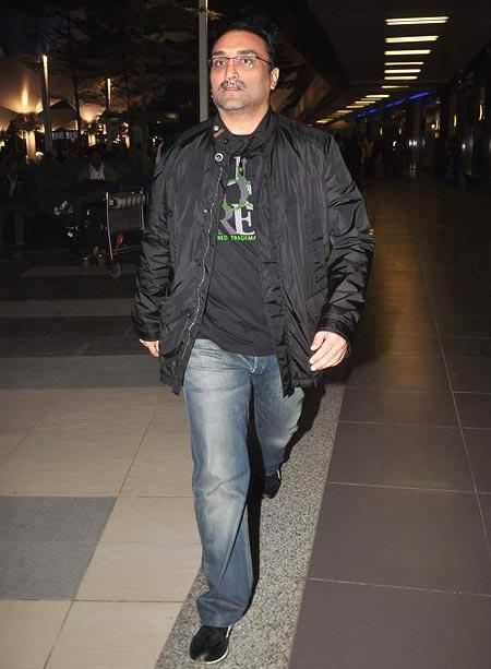 SPOTTED! Aditya Chopra, Rani At Mumbai Airport - Rediff.com Movies