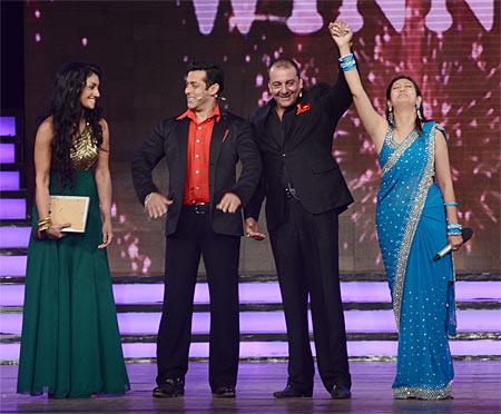 Mahek Chahal, Salman Khan, Sanjay Dutt, Juhi Parmar