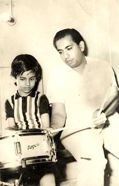 Ruhan Kapoor and his father Mahendra Kapoor