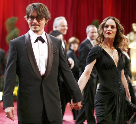 Johnny Depp and Vanessa Paradis