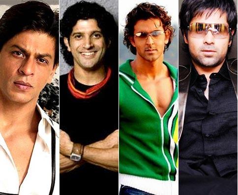 Shah Rukh Khan, Farhan Akhtar, Hrithik Roshan and Emraan Hashmi