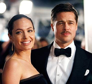 Angelina Jolie and Brad Pitt