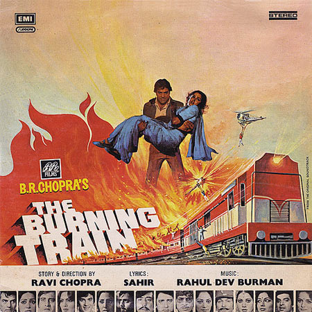 Movie poster of The Burning Train