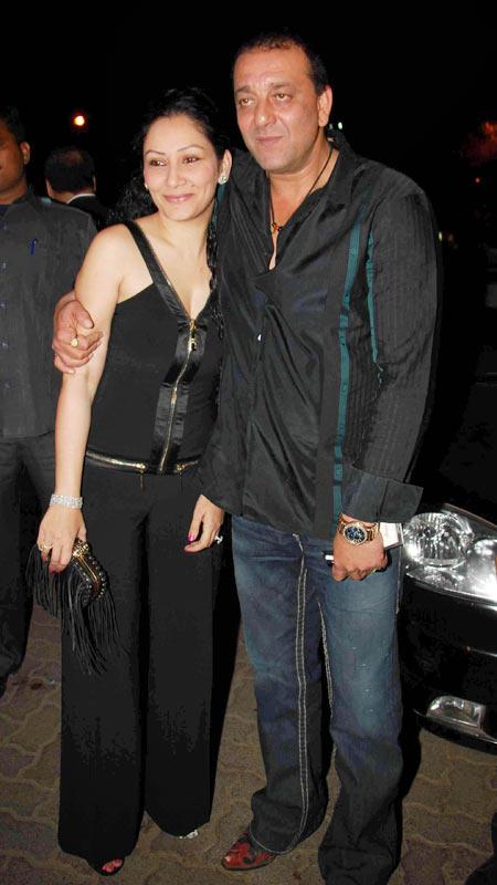 Maanyata and Sanjay Dutt