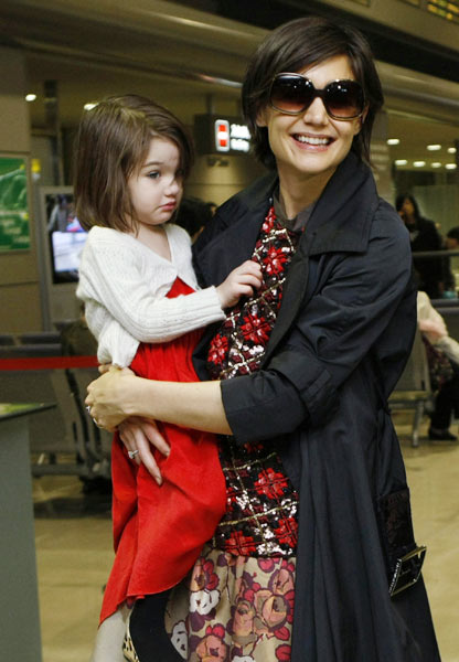 Suri Cruise and Katie Holmes