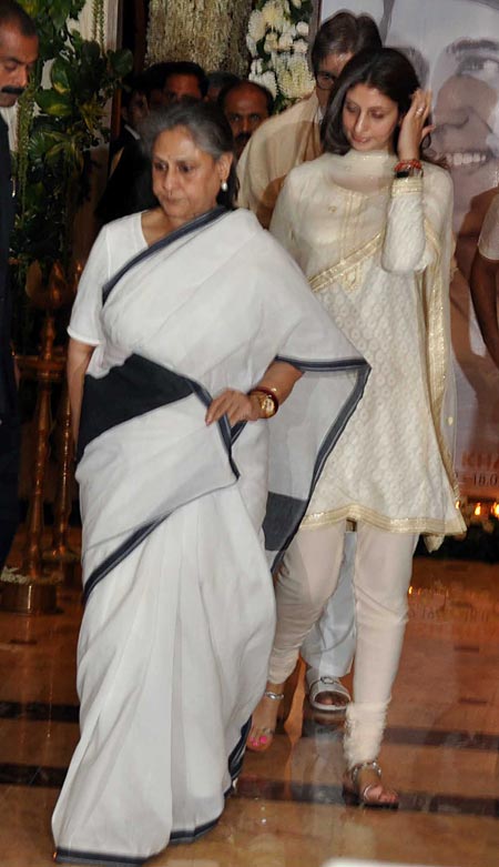 Jaya, Shweta and Amitabh Bachchan