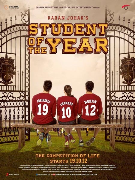Movie poster of Student Of The Year