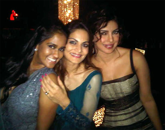 Arpita Khan. Alvira Agnihotri and Priyanka Chopra