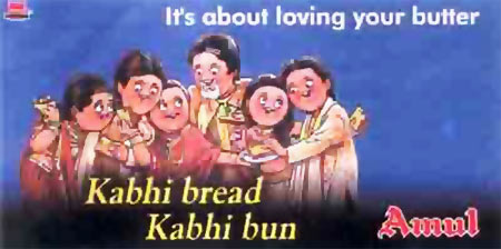 Amul's Kabhi Khushi Kabhie Gaam poster