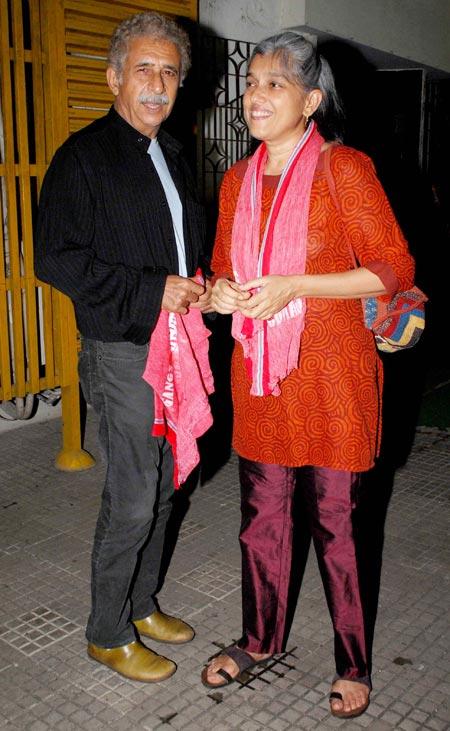 Naseeruddin Shah and Ratna Pathak