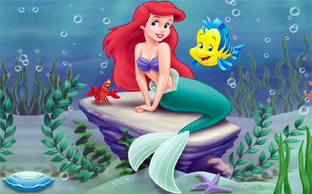 A scene from The Little Mermaid