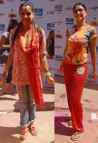 Rupali Ganguly and Raginni Khanna