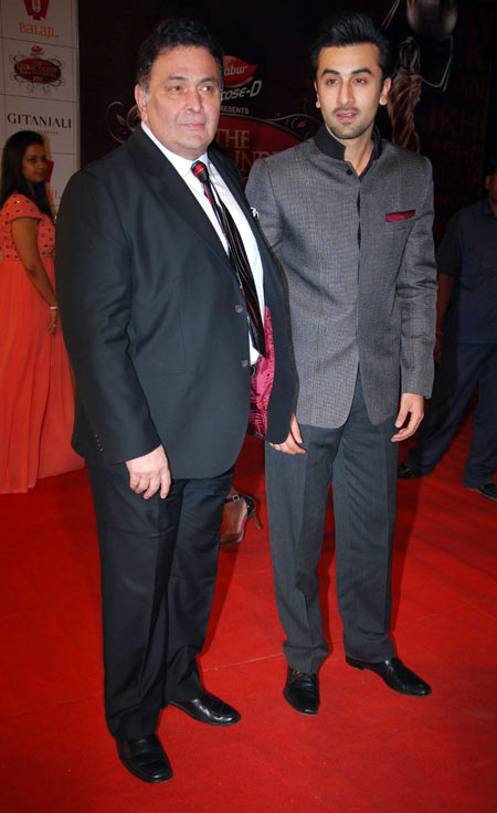 Rishi and Ranbir Kapoor