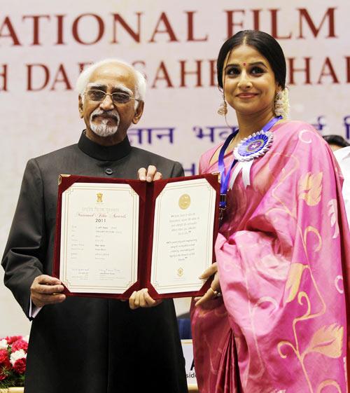 Hamid Ansari and Vidya Balan