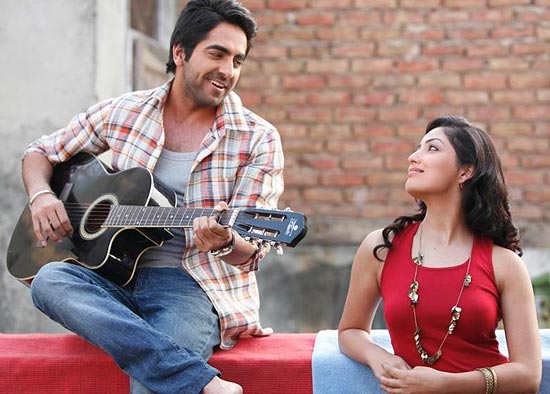 A scene from Vicky Donor