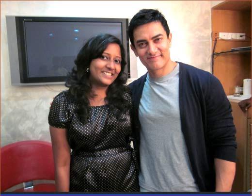 Cindrella Prakash and Aamir Khan