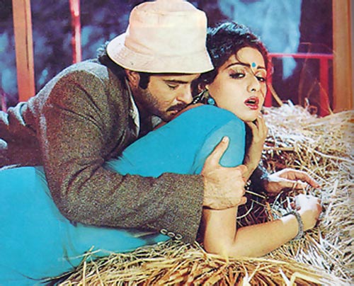 Anil Kapoor and Sridevi in Mr India